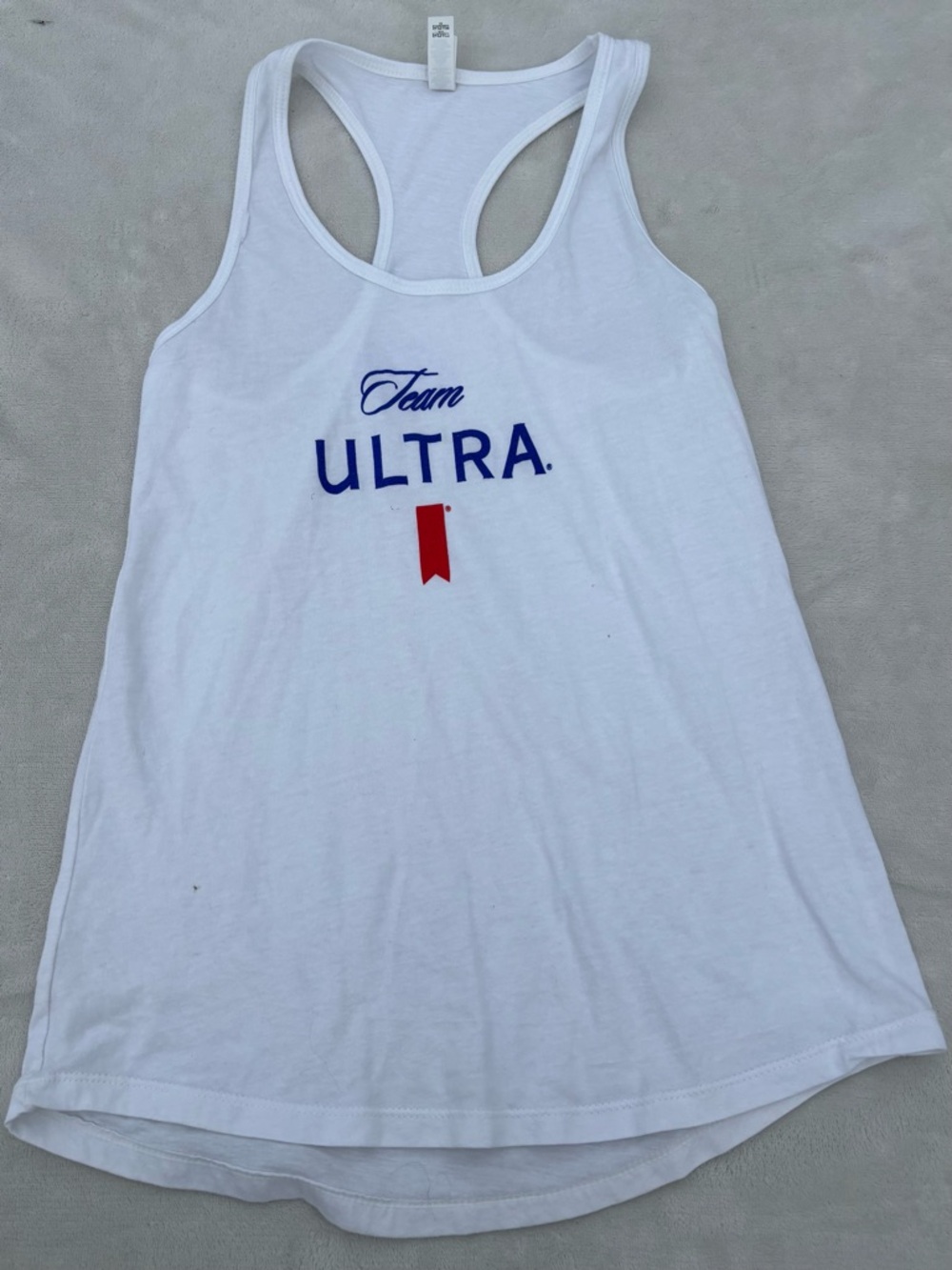 Team ULTRA White Racerback Tank Top